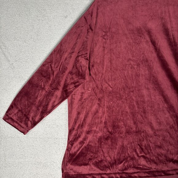 Vintage Sweet Blondie Women’s Size 2X Blouse 70s Inspired Retro Velvet Holiday - Picture 14 of 14